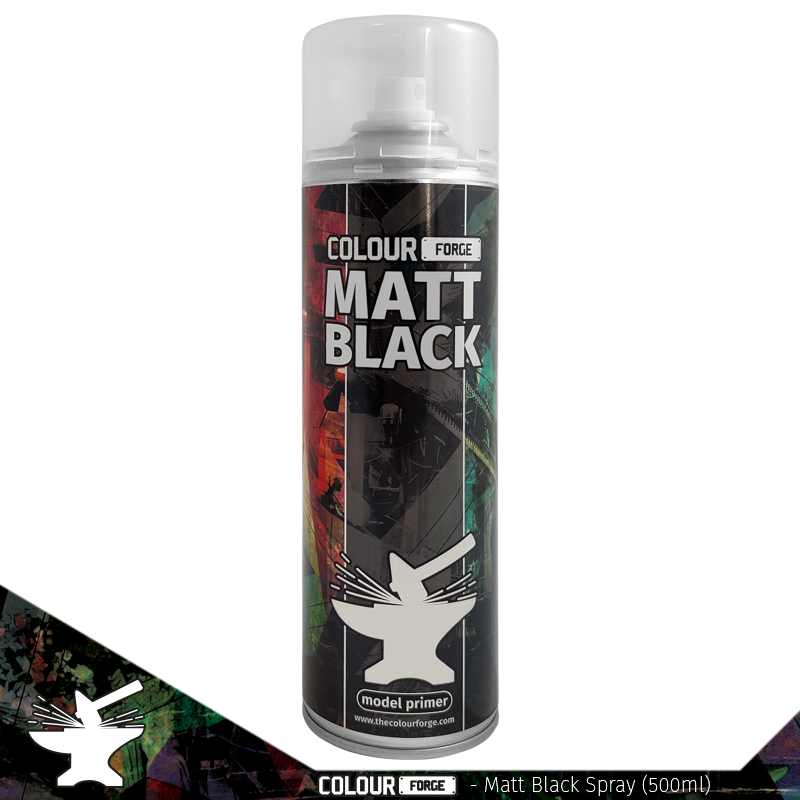 Colour Forge Spray Matt Black