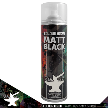 Colour Forge Spray Matt Black