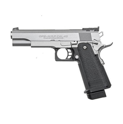 Tokyo Marui Hi Capa Custom Chrome 6mm RIF GBB Airsoft Pistol