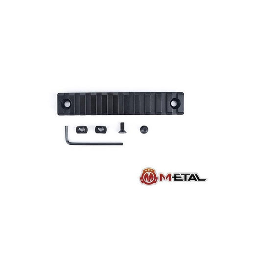 Metal M-Lock Airsoft 11 Slot Rail Black