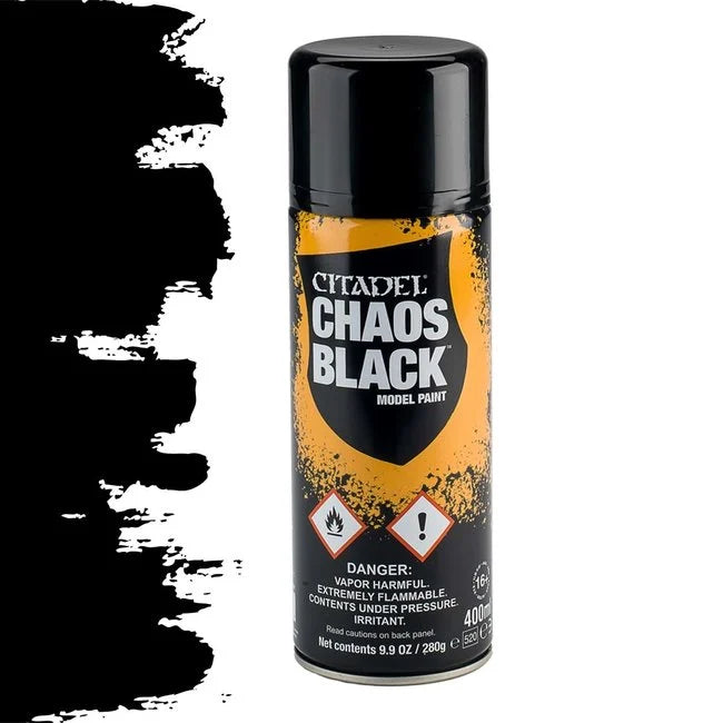 Warhammer Citadel Spray Chaos Black 400ml