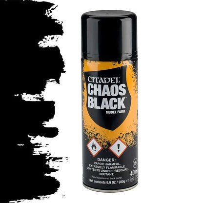 Warhammer Citadel Spray Chaos Black 400ml