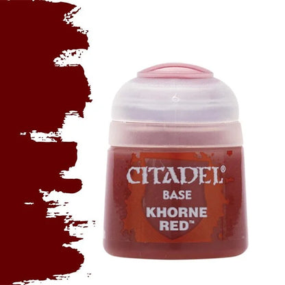 Warhammer Citadel Base Paint Khorne Red 12ml