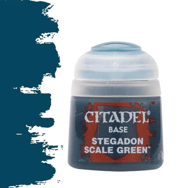 Warhammer Citadel Base Paint Stegadon Scale Green 12ml