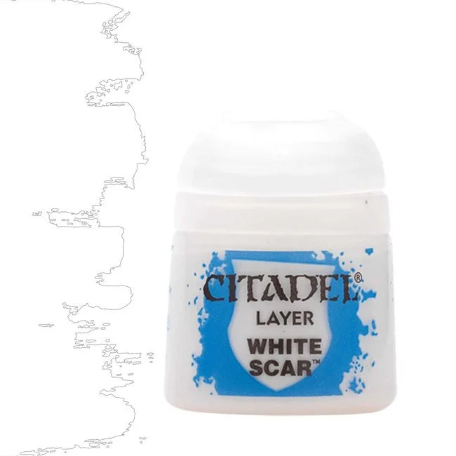 Warhammer Citadel Layer Paint White Scar 12ml