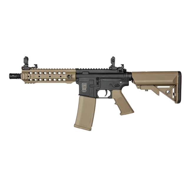 Specna Arms SA-F01 FLEX Black/Tan 6mm RIF AEG Airsoft Rifle