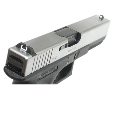 WE Europe G17 6mm RIF GBB Chrome Airsoft Pistol
