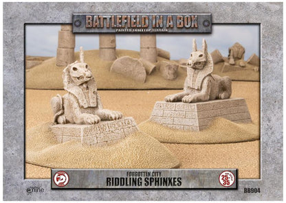 Battlefield in a Box Forgotten City Riddling Sphinxes